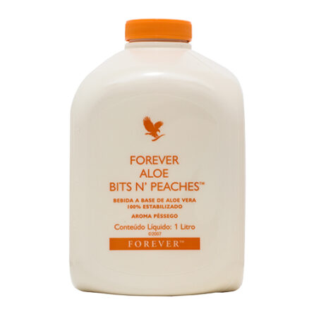 Suco de pessego Forever Aloe Bits N Pessego – 1L